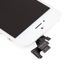 Kompletně osazená přední čast (LCD panel, touch screen digitizér atd.) pro Apple iPhone 5 - bílý