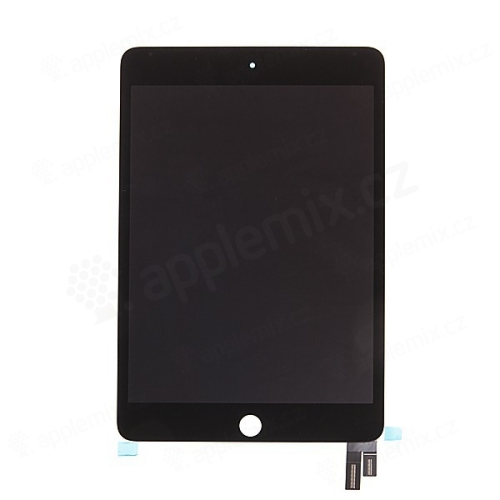 LCD panel / displej + dotykové sklo (touch screen) pro Apple iPad mini 4 - černý - kvalita A+