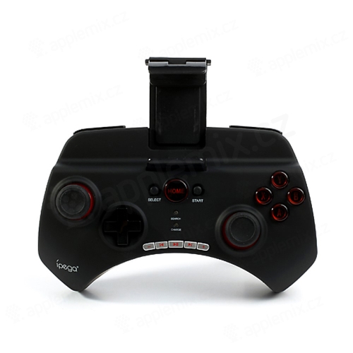 Herní ovladač / gamepad SHINECON - pro ANDROID telefony - Bluetooth - teleskopický - černý / červený