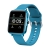 Fitness chytré hodinky LEMONDA F2 - tlakoměr / krokoměr / měřič tepu - Bluetooth - modré