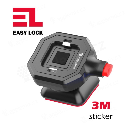 Držák / stojánek SWISSTEN Easylock Car / Home - magnetický + klipový - nalepovací
