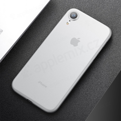 Kryt CAFELE pro Apple iPhone Xr - ultratenký - plastový - matný - bílý