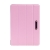 Puzdro MOKKA pre Apple iPad 9,7 (2017-2018) - stojan + slot na kreditnú kartu - retro textúra - ružové
