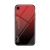 Kryt pro Apple iPhone Xr - sklo / guma - červený