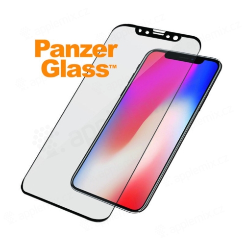 Tvrzené sklo (Tempered Glass) PANZERGLASS pro Apple iPhone X / Xs / 11 Pro - 2,5D Case Friendly - černé - 0,4mm