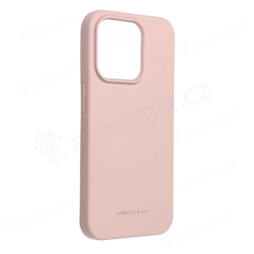 Kryt ROAR Space Case pro Apple iPhone 15 Pro - silikonový - růžový