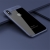 Kryt IPAKY pro Apple iPhone X - plastový / gumový - průhledný / tmavě modrý