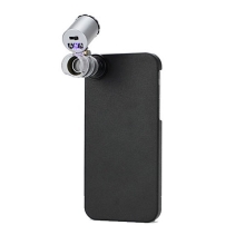 60x zoom mikroskop s LED světlem  a ochranným krytem pro Apple iPhone 5 / 5S / SE