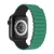 Řemínek SWISSTEN Magnetic pro Apple Watch 49mm / 45mm / 44mm / 42mm - silikonový - zelený / šedý