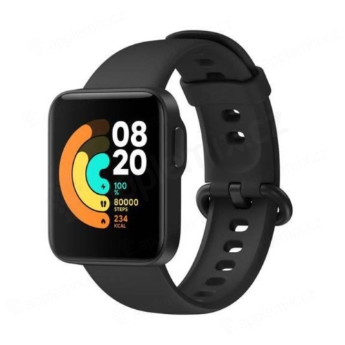 Fitness chytré hodinky XIAOMI Mi Watch Lite - měřič tepu / krokoměr / GPS - Bluetooth - voděodolné - černé