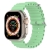 Remienok pre Apple Watch Ultra 49 mm / 45 mm / 44 mm / 42 mm - Ocean - Silikón - Svetlozelený