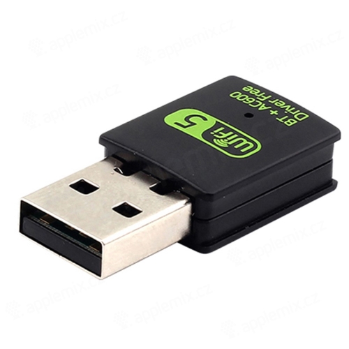 USB Wifi adaptér / dongle - WiFi 5 - 600 Mbps - čierny
