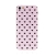 BABACO kryt pre Apple iPhone 5 / 5S / SE - gumový - srdiečka - ružový