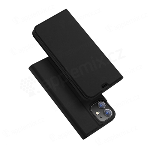 Puzdro DUX DUCIS pre Apple iPhone 12 Pro - stojan + slot na kreditnú kartu - čierne
