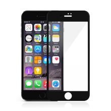 Tvrzené sklo (Tempered Glass) DEVIA pro Apple iPhone 7 Plus / 8 Plus - na přední stranu - 2,5D hrana - černý rámeček - 0,33mm