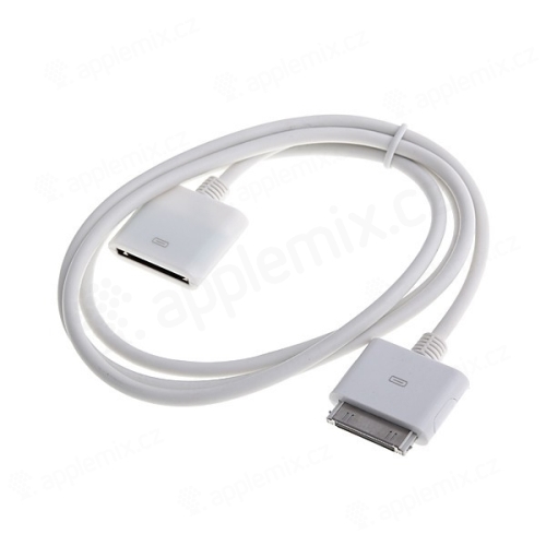 Predlžovací kábel pre Apple iPhone / iPad / iPod - biely