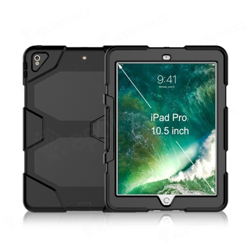 Kryt / puzdro pre Apple iPad Pro 10,5" / Air 3 - vonkajšie - odolné - plast / silikón - čierne