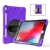 Pouzdro pro Apple iPad Air 3 (2019) / Pro 10,5" - outdoor / odolné - stojánek + rukojeť / poutko - fialové