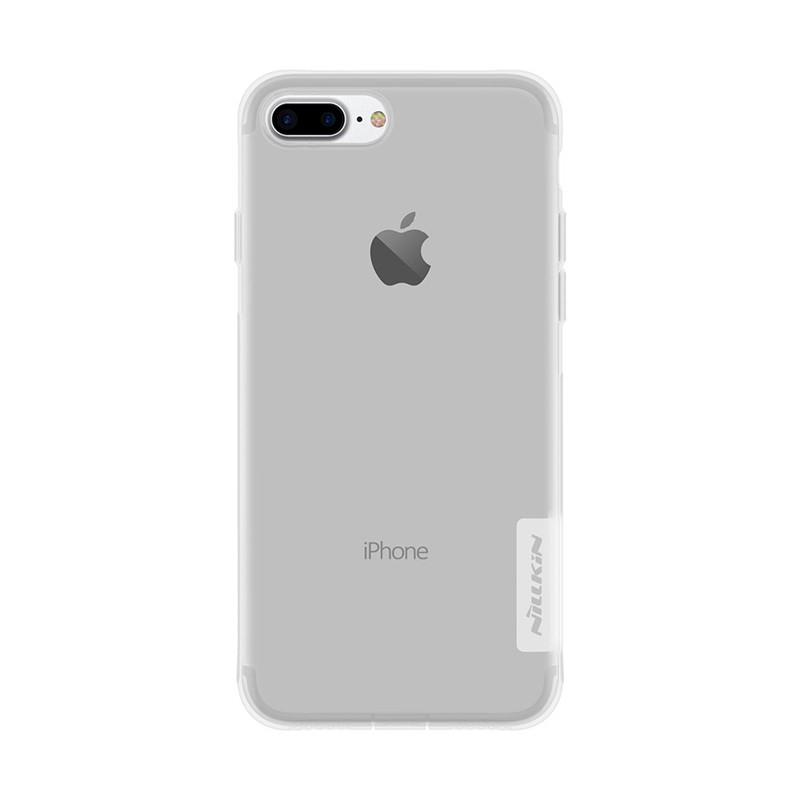 Kryt Nillkin pro Apple iPhone 7 Plus / 8 Plus gumový protiskluzový / antiprachová záslepka - bílý