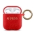 GUESS puzdro / obal pre Apple AirPods - silikónové - červené