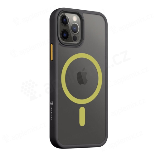 Kryt TACTICAL Hyperstealth 2.0 pre Apple iPhone 12 / 12 Pro - MagSafe - čierny / žltý