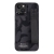 Kryt TACTICAL Camo pre Apple iPhone 14 Plus - látkový maskáč + remienok s nitmi - plastový/gumový - čierny