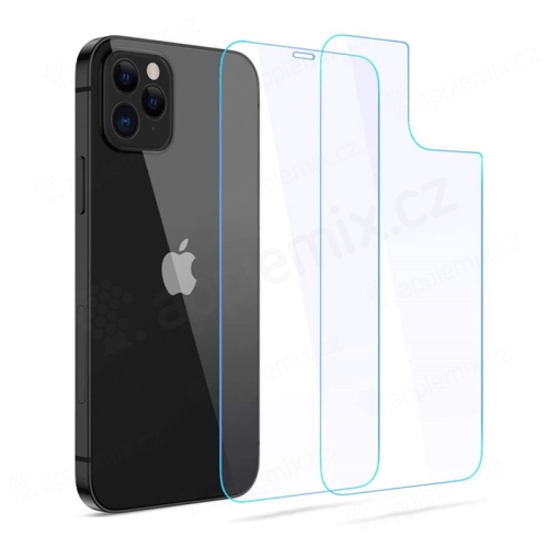 Tvrdené sklo pre Apple iPhone 12 mini - predné + zadné - 2,5D hrany - číre - 0,3 mm