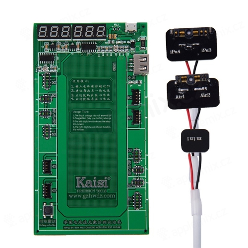 Nabíjecí panel KAISI pro baterie Apple iPhone 4 / 4S / 5 / 5S / 6 / 6 Plus + iPad 3 / 4 / Air / Air 2 / mini
