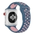 Řemínek pro Apple Watch Ultra 49mm / 45mm / 44mm / 42mm - silikonový -  modrý / růžový - (M/L)