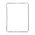 Středový rámeček pro Apple iPad 2.gen. - černý - kvalita A+