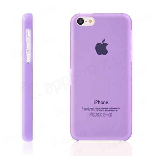Ultra tenký ochranný kryt pro Apple iPhone 5C (tl. 0,3 mm) - plastový - matný - fialový