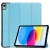 Pouzdro pro Apple iPad 10 (10,9") - funkce chytrého uspání - plastová záda - světle modré
