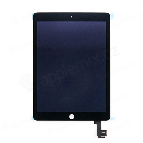 Náhradní LCD panel + přední dotykové sklo (touch screen) pro Apple iPad Air 2 - bílý rámeček