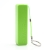Mini externí baterie / power bank KABO 2600mAh - stylové poutko s kroužkem na klíče - zelená