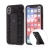Kryt ADIDAS SP Grip pro Apple iPhone X / Xs - držák + stojánek - plastový - černý / šedý