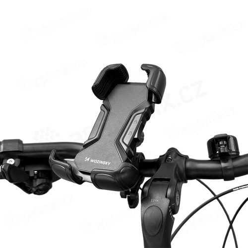 Držiak na bicykel WOZINSKY pre Apple iPhone - univerzálny - 360° - plastový - čierny