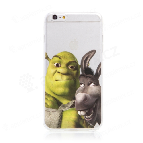 Kryt DREAMWORKS Shrek pre Apple iPhone 6 Plus / 6S Plus - gumový - Shrek s oslíkom