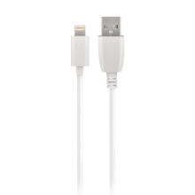 2v1 nabíjecí sada MAXLIFE pro Apple zařízení - EU adaptér a kabel Lightning - 10,5W - bílá