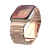 Remienok SWISSTEN pre Apple Watch Ultra 49 mm / 45 mm / 44 mm / 42 mm - Nerezová oceľ - Ružovo-zlatý