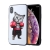 Kryt pro Apple iPhone Xs Max - plast / guma - kočka boxer