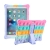 Univerzálny kryt pre tablet / iPad 9 - 10" - stojan - bubliny "pop-it" - silikón - dúha