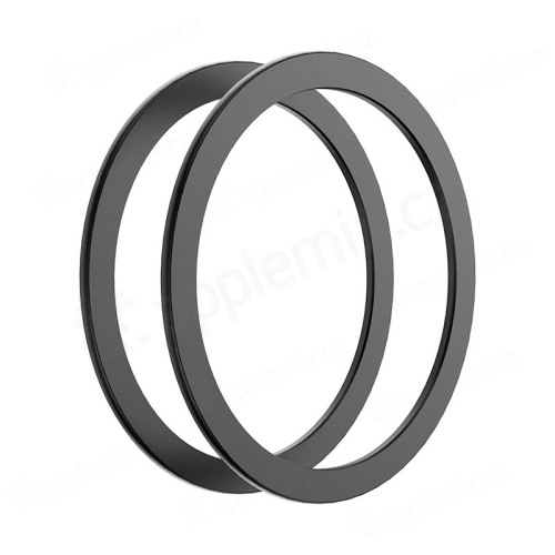 Kroužek pro Apple iPhone - pro podporu MagSafe - sada 2 kusů - černý
