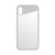 Kryt BENKS pro Apple iPhone X - plastový / gumový - bílý / průhledný