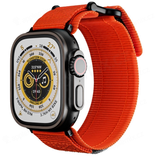 Remienok TECH PROTECT Scout pre Apple Watch 49 mm / 45 mm / 44 mm / 42 mm - nylonový - oranžový