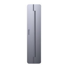 Stojánek / podložka BASEUS pro Apple MacBook (velikosti 11&quot; - 16&quot;) - kovový - šedý