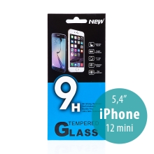 Tvrzené sklo (Tempered Glass) pro Apple iPhone 12 mini - na přední stranu - 0,33mm
