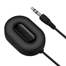 Bluetooth hudební adaptér  - bezdrátový přijímač - 3,5mm jack výstup - černý