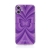 Kryt BABACO pro Apple iPhone 12 mini - Motýlí efekt - gumový - fialový