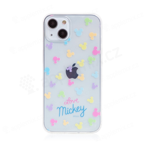 Kryt Disney pre Apple iPhone 13 - Hlava Mickey Mouse - gumový - farebný