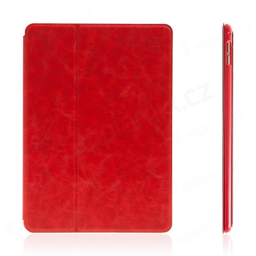 Pouzdro DEVIA pro Apple iPad Pro 9.7 - elegantní - stojánek a funkce chytrého uspání - červené